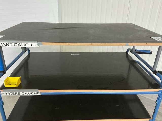 Fetra transportwagen met 4 legborden - afbeelding 7 van  12