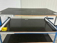 Fetra transportwagen met 4 legborden - afbeelding 7 van  12