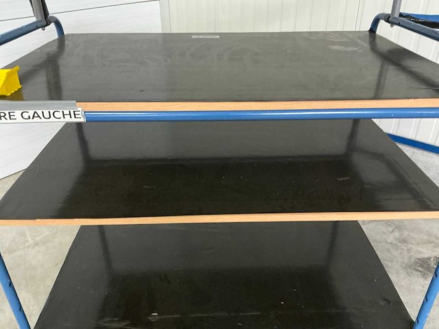 Fetra transportwagen met 4 legborden - afbeelding 8 van  12