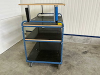 Fetra transportwagen met 4 legborden - afbeelding 12 van  12