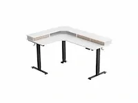 Fezibo - l-vormig verstelbaar bureau - 160 x 120 - afbeelding 3 van  10