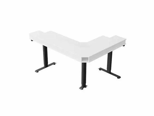 Fezibo - l-vormig verstelbaar bureau - 160 x 120 - afbeelding 4 van  10
