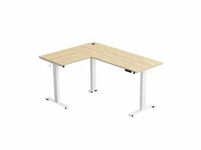 Fezibo - l-vormig verstelbaar bureau - 160 x 120 - afbeelding 2 van  8