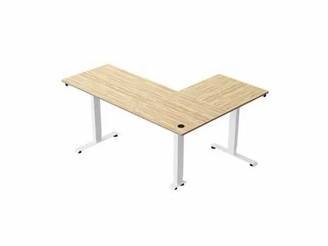 Fezibo - l-vormig verstelbaar bureau - 160 x 120 - afbeelding 3 van  8
