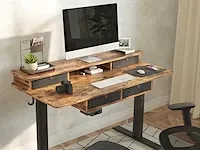 Fezibo bureau 140 * 60 cm - met 4 lades - afbeelding 1 van  3