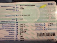 Fiat - doblò - 1.3 mj sx - car - 2009 - afbeelding 12 van  12