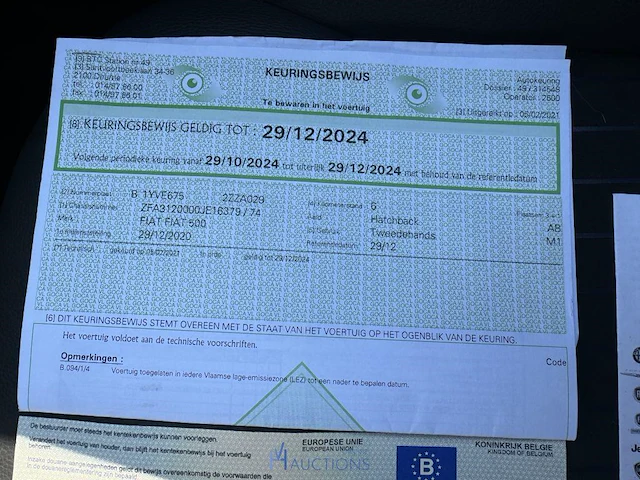 Fiat 500 - 2020 - afbeelding 4 van  13