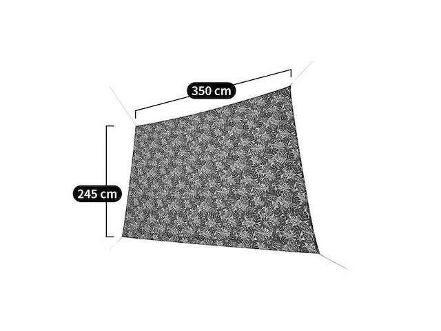 Ficus schaduwdoek - 3,5x2,45cm (x2) - afbeelding 4 van  8