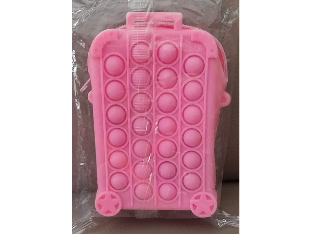 Fidget playtime pop it tasje roze - afbeelding 3 van  7