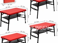 Fiemach draagbare klaptafel met klapkruk - afbeelding 6 van  6