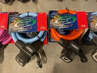 Fiets sloten met staalkabel en sleutel - afbeelding 2 van  4