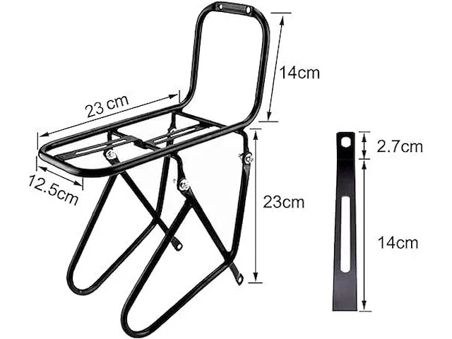 Fietsdrager vooraan - afbeelding 3 van  4