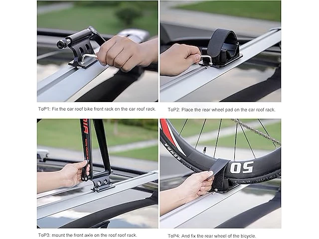 Fietsenvorkhouder voor autodak - afbeelding 2 van  3