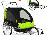 Fietskar – 2 zitplaatsen, voor kinderen vanaf 12 maanden - afbeelding 1 van  7