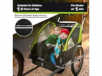Fietskar – 2 zitplaatsen, voor kinderen vanaf 12 maanden - afbeelding 6 van  7