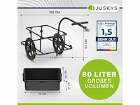 Fietskar 90 liter - vrachtaanhanger met trekhaak - afbeelding 2 van  2