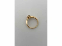 Fijne geel gouden ring met diamant (u03423) - afbeelding 3 van  6