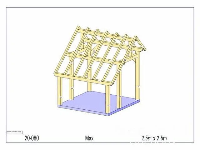 Fijnspar bijgebouw 2,5x2,5 - afbeelding 13 van  19
