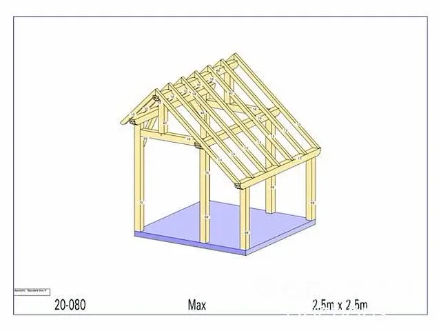 Fijnspar bijgebouw 2,5x2,5 - afbeelding 15 van  19