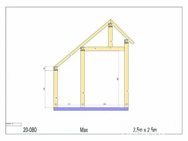 Fijnspar bijgebouw 2,5x2,5 - afbeelding 17 van  19