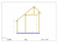 Fijnspar bijgebouw 2,5x2,5 - afbeelding 17 van  19