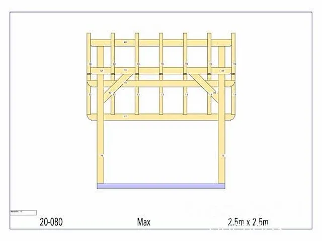 Fijnspar bijgebouw 2,5x2,5 - afbeelding 19 van  19