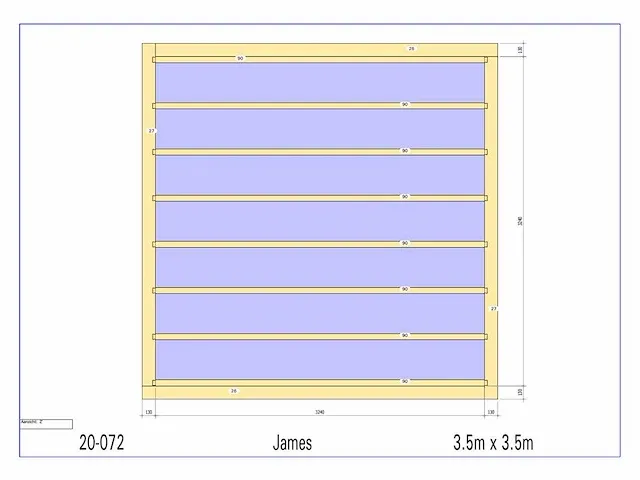 Fijnspar bijgebouw 3,5x3,5m - afbeelding 2 van  18