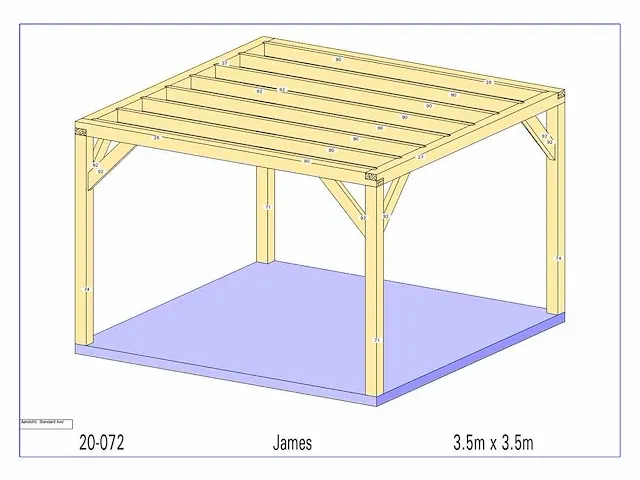 Fijnspar bijgebouw 3,5x3,5m - afbeelding 13 van  18