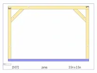Fijnspar bijgebouw 3,5x3,5m - afbeelding 15 van  18