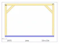Fijnspar bijgebouw 3,5x3,5m - afbeelding 16 van  18