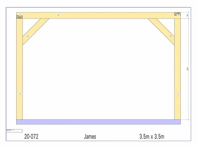 Fijnspar bijgebouw 3,5x3,5m - afbeelding 17 van  18