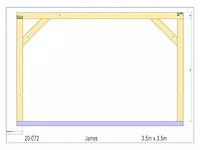Fijnspar bijgebouw 3,5x3,5m - afbeelding 17 van  18