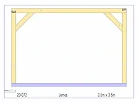 Fijnspar bijgebouw 3,5x3,5m - afbeelding 18 van  18