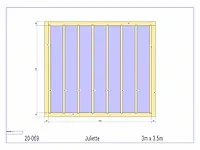 Fijnspar bijgebouw 3,5x3m - afbeelding 2 van  19