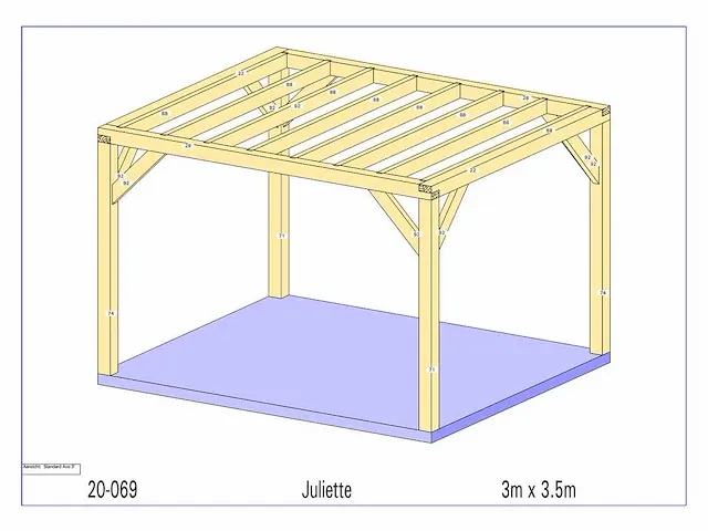 Fijnspar bijgebouw 3,5x3m - afbeelding 13 van  19