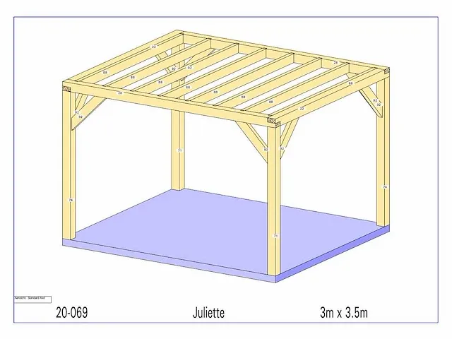 Fijnspar bijgebouw 3,5x3m - afbeelding 14 van  19