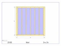 Fijnspar bijgebouw 3x3m - afbeelding 2 van  19