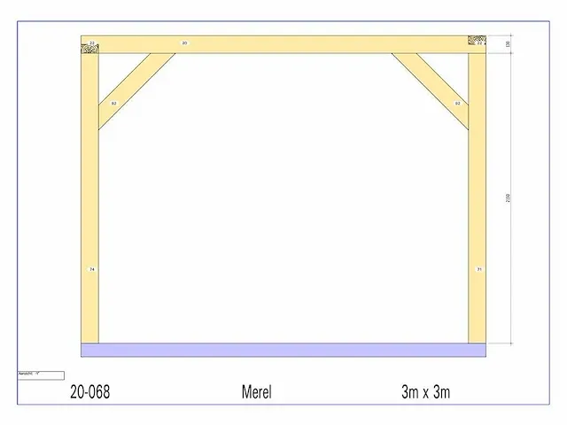 Fijnspar bijgebouw 3x3m - afbeelding 19 van  19