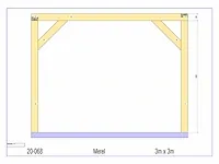 Fijnspar bijgebouw 3x3m - afbeelding 19 van  19