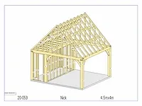 Fijnspar bijgebouw 4,5x4m - afbeelding 1 van  19