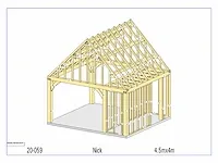 Fijnspar bijgebouw 4,5x4m - afbeelding 14 van  19