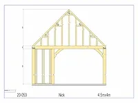 Fijnspar bijgebouw 4,5x4m - afbeelding 15 van  19