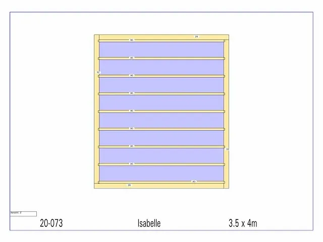 Fijnspar bijgebouw 4x3,5m - afbeelding 2 van  19