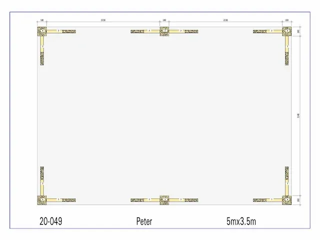 Fijnspar bijgebouw 5x3,5m - afbeelding 3 van  18