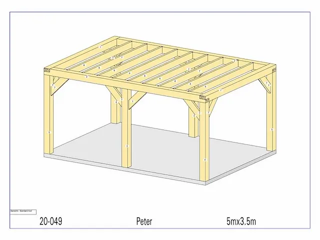 Fijnspar bijgebouw 5x3,5m - afbeelding 13 van  18