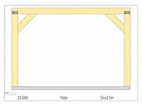Fijnspar bijgebouw 5x3,5m - afbeelding 15 van  18