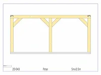 Fijnspar bijgebouw 5x3,5m - afbeelding 17 van  18