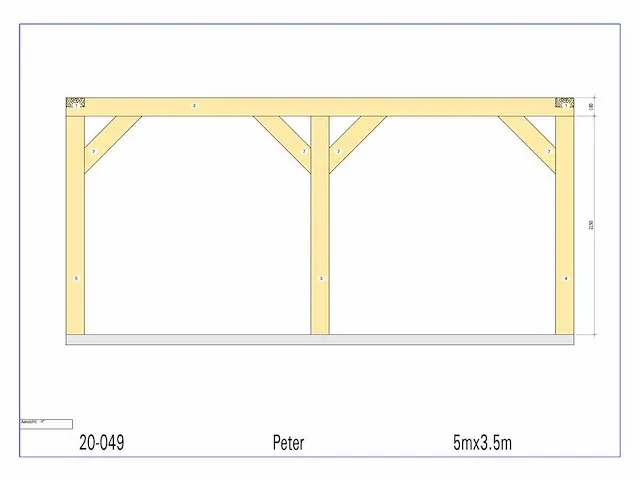 Fijnspar bijgebouw 5x3,5m - afbeelding 18 van  18