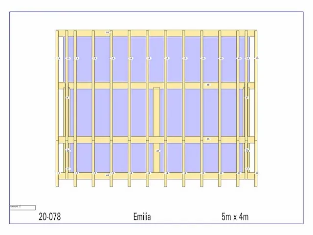 Fijnspar bijgebouw 5x4m - afbeelding 2 van  23