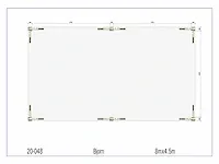 Fijnspar carport 8x4,5m - afbeelding 2 van  22